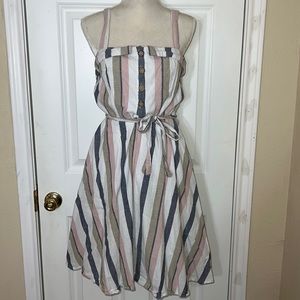 Striped Over The Knee Dress